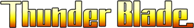 Thunder Blade logo for ZX Spectrum
